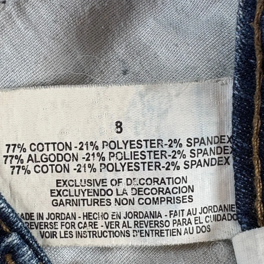 Nine West Jeans Womens 8 Medium Wash Blue‎ Denim Bootcut Stretch Pants